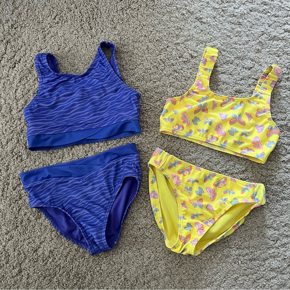Wave Zone Two Girls' Bikini Sets